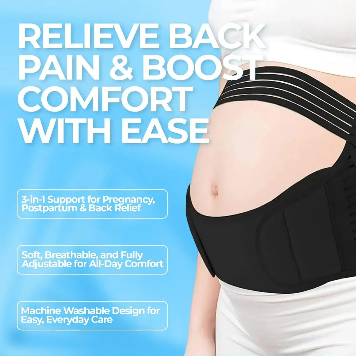 🤰✨ Faja de Soporte para Embarazo |