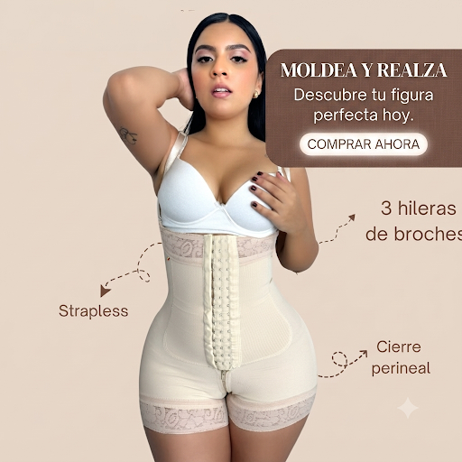 Faja Moldeadora Reductora de Alta Compresión Efecto Reloj de Arena
